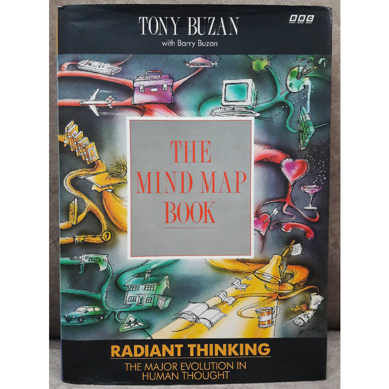 THE MIND MAP BOOK / RADIANT THINKING / TONY BUZAN / BUKU PETA MINDA / MEMORY / KREATIVITI BERFIKIR