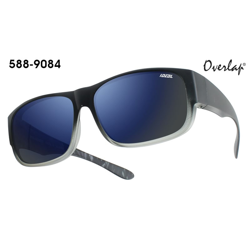 Fit Over Polarized Sunglasses IDEAL 588-9084 Overlap Unisex Eyewear suitable for Driving & outdoor activities