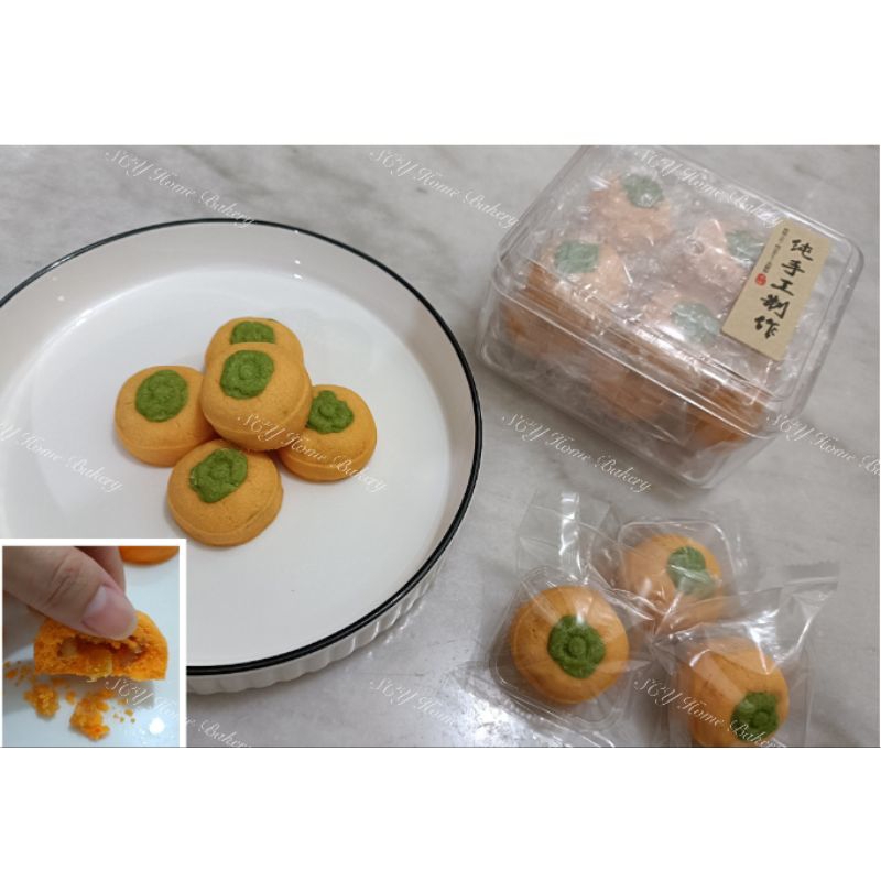 homemade orange mixed peel germen cookies 住家制作橙皮德式酥饼