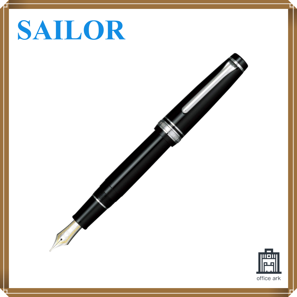 Sailor Fountain Pen Professional Gear Silver Black Medium Point 11-2037-420 [direct from Japan]