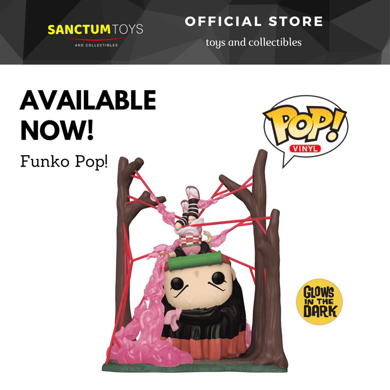 [IN-STOCK!] Funko Pop! Deluxe: Demon Slayer - Nezuko Kamado in Web (Glow In The Dark) [Exclusive]