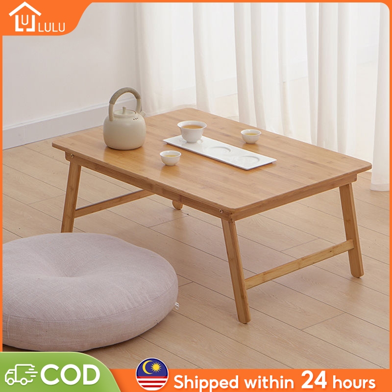 LULU Foldable Desk Home Computer Stand Laptop Desk Notebook Desk Laptop Table for Bed Meja Lipat