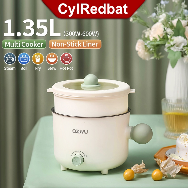 CylRedbat Multi Cooker 1.8L Non Stick Ceramic Coating Mini Electric Multi Function Cooker mini rice cooker 电煮锅 电饭锅