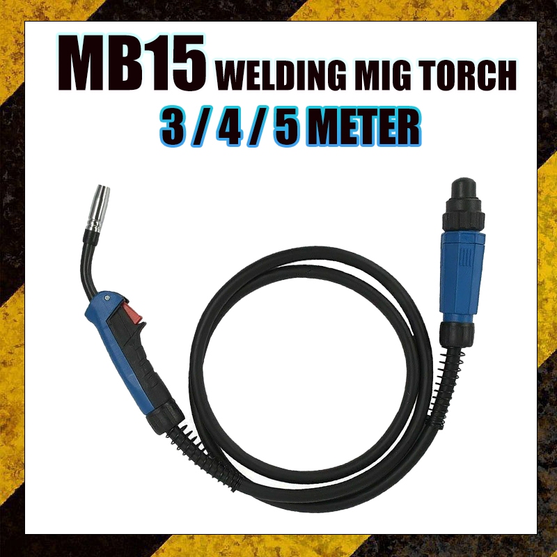 MB15AK MIG TORCH 5 METER/ EURO MIG TOOL WELDING GUN/ WELDER MIG TORCH