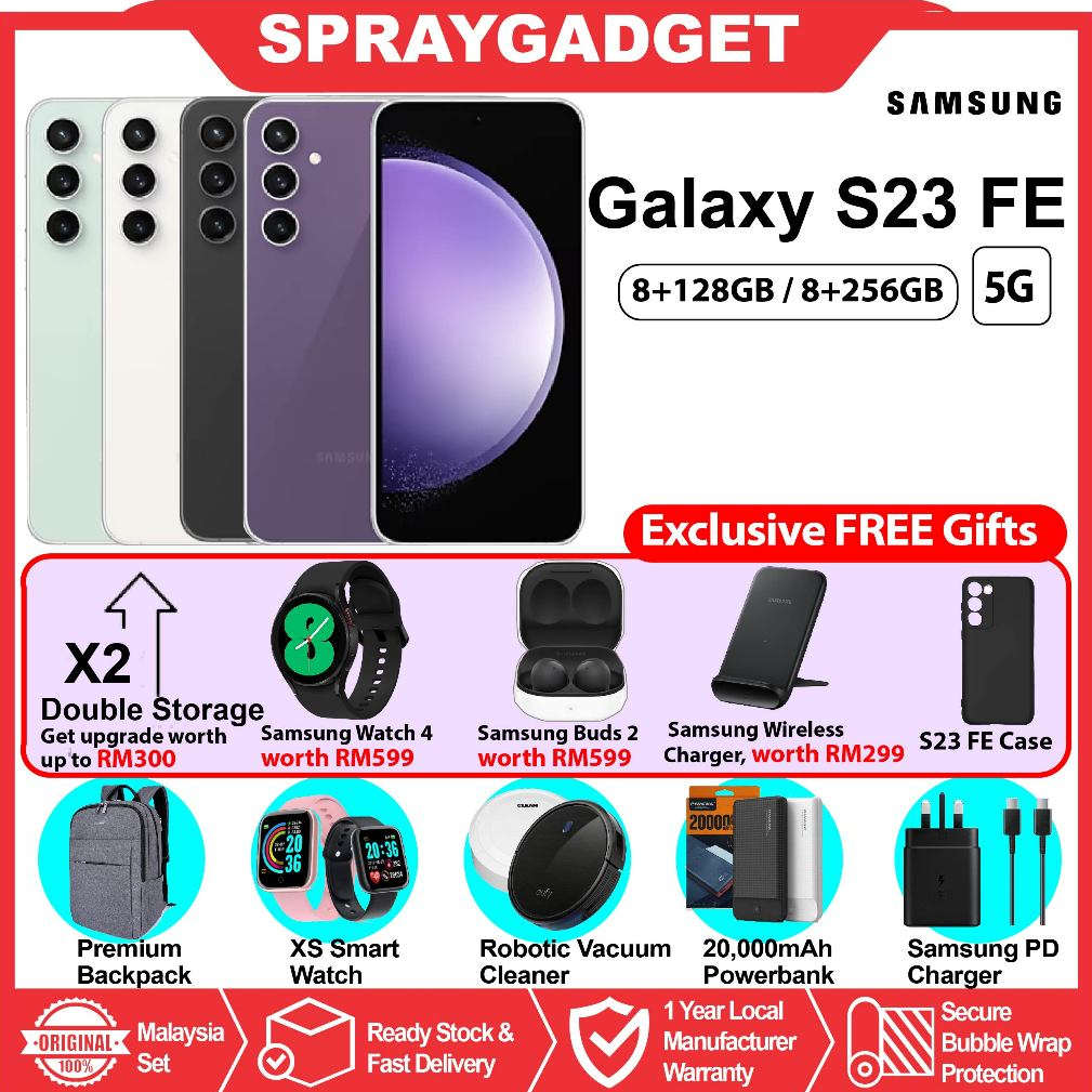 SAMSUNG Galaxy S23 FE 5G (8+128GB / 8+256GB) Galaxy S21FE SAMSUNG Malaysia Warranty