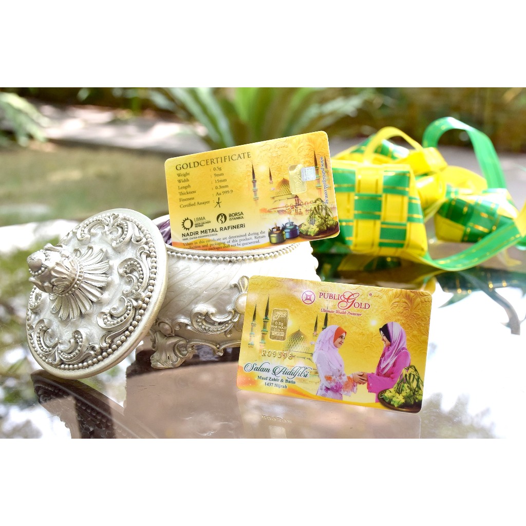 Public Gold LBMA Bullion Bar 0.5g (Au 999.9) - Raya 2016 [GET&hellip;