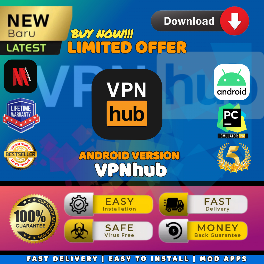 Murah365Days out HUB VPN PREMIUM (Latest Update) | Lifetime Premium | No Ads | -Android-