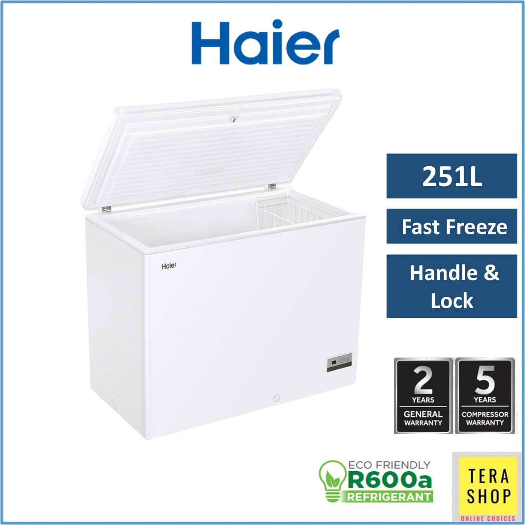 Haier BD-288HEC 251L Chest Freezer Convertible Freezer Fridge Peti Sejuk Beku