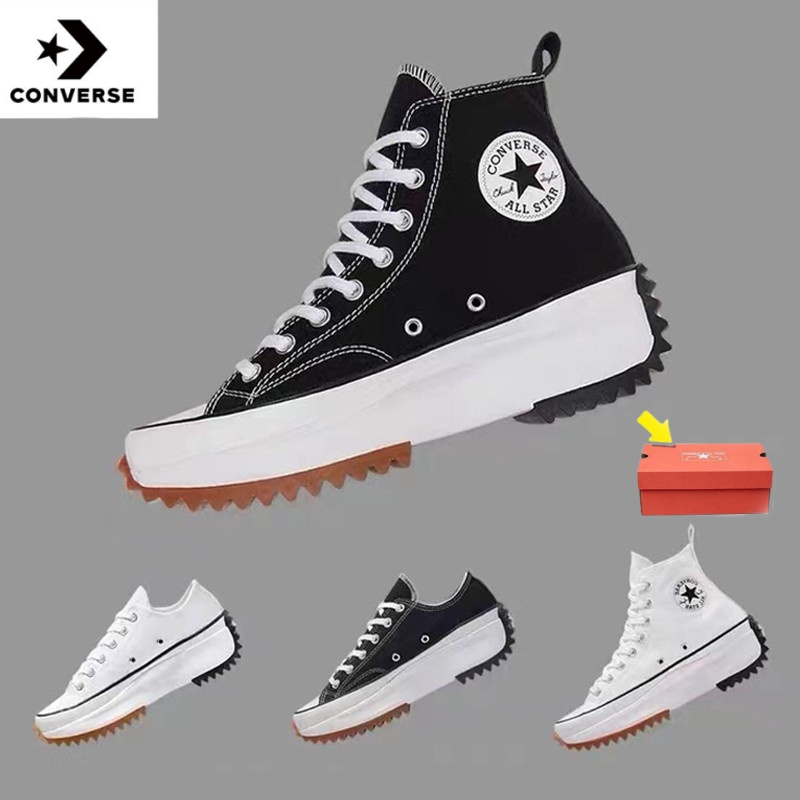 [In stock] Special price 2colors Converse Run Star Hike 1970s Women Men Canvas Shoes Unisex Sneakers converse high cut