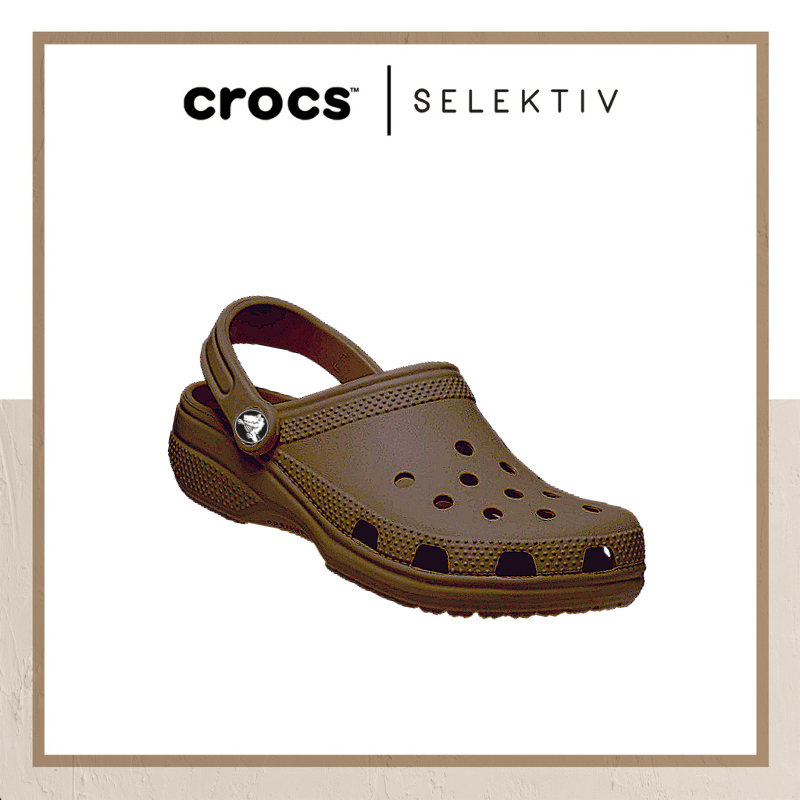 【 Malaysian Inventory 】 Crocs Men's and Women's Classic Clog Casual Sandals Breathable Lazy Shoes Beach Shoes