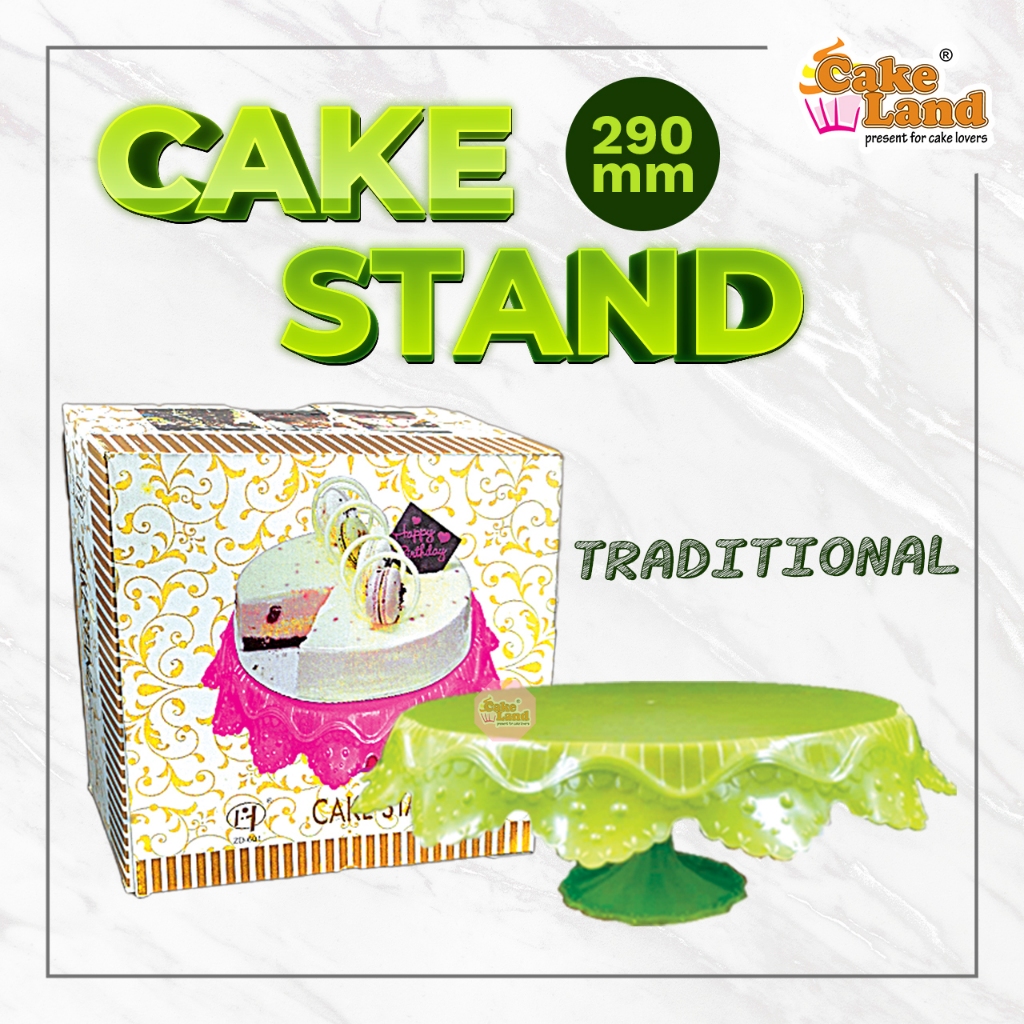 THE BAKER 29cm Traditional Cake Decorating Cake Stand