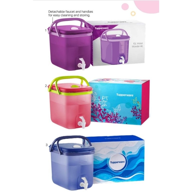 Tupperware Water Wonder All (1) 10L/8.7L