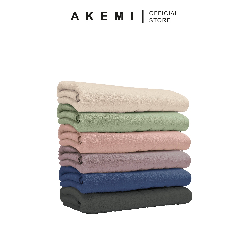 Akemi Dry Tech Cotton Bath Towel (68cm x 138cm)