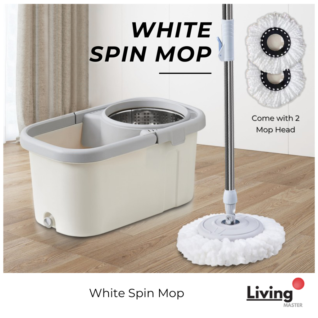 Rotating Lazy Spin Mop Magic Floor Cleaning Mop With Bucket Smart Rotating Mop Set Household Mop