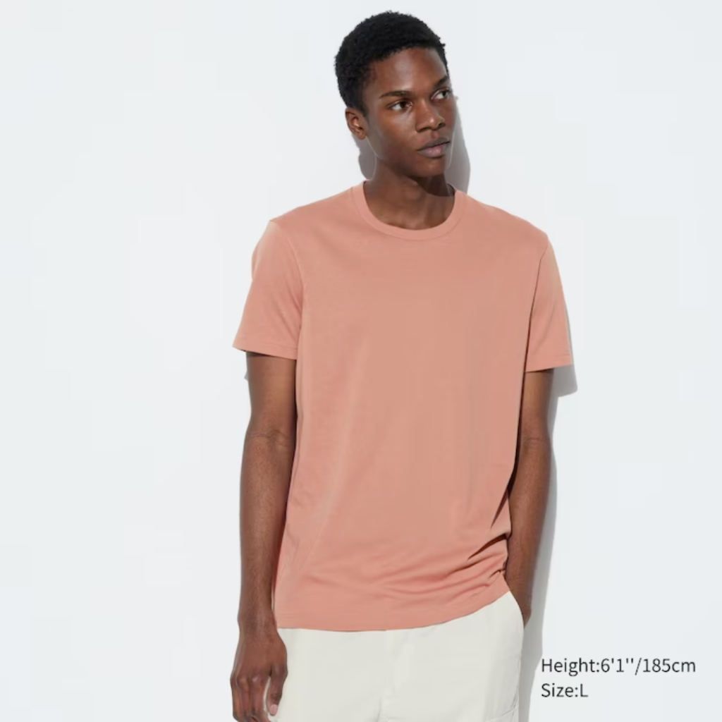 [100% ORIGINAL ?????] UNIQLO Dry Colour Crew Neck T-Shirt Unisex Baju Kosong Lengan Pendek Lelaki/Perempuan/Baju Lelaki