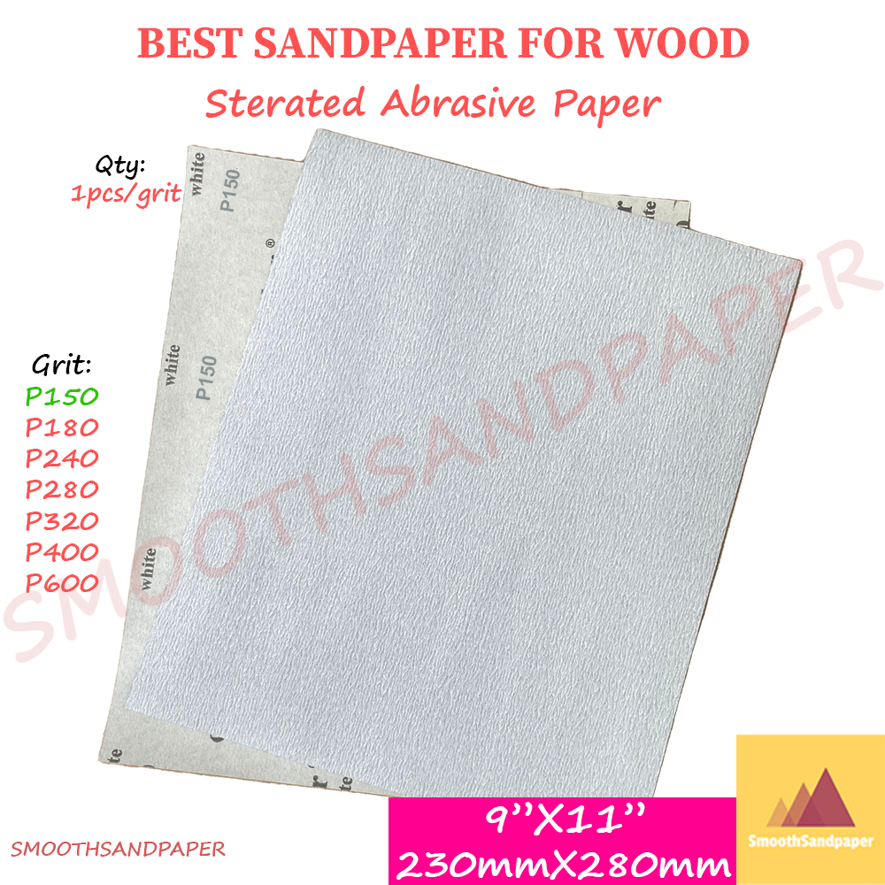 [READY STOCK] Sandpaper Sheet 9"X11" (230mmX280mm) Aluminium Oxide Stearated Kertas Pasir Kayu 干砂纸 干沙纸 image 8