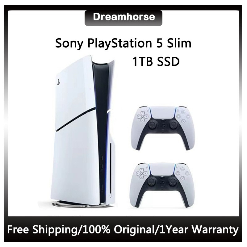 【Ready Stock】PS5 Slim/SonyPS5 PlayStation 5 Console Physical Standard Disc Game Version & Digital Version