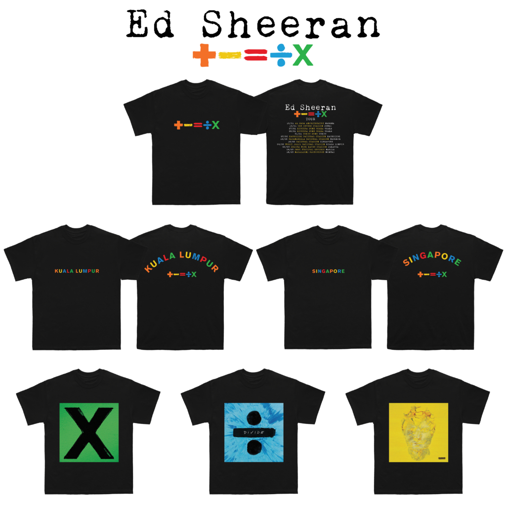 UNDERCROFT Ed Sheeran Collection Merchandise Cotton Tshirt