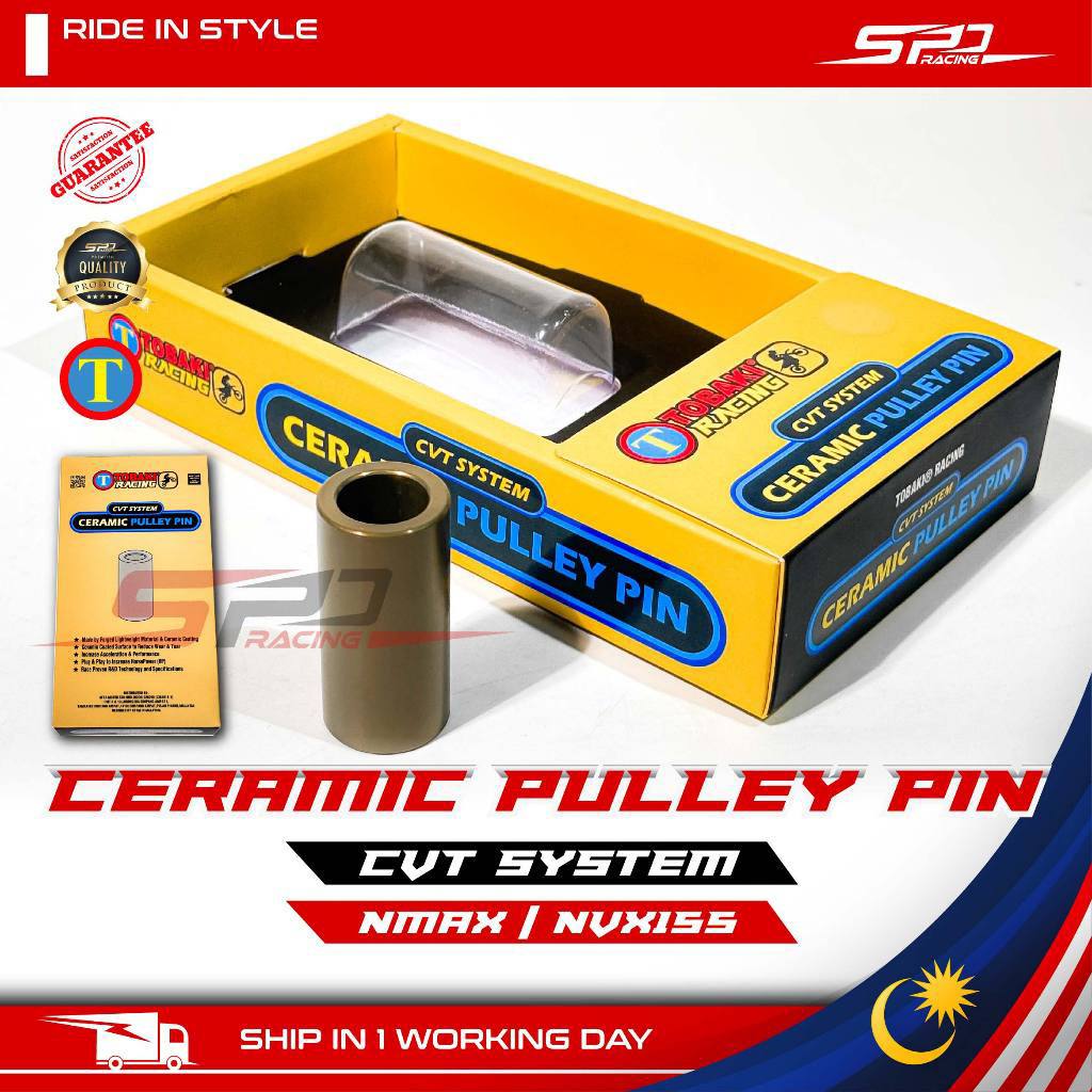CVT System Ceramic Pulley Pin TOBAKI RACING for NMAX / NVX155 / VARIO 150 / 160 / ADV150 / 160