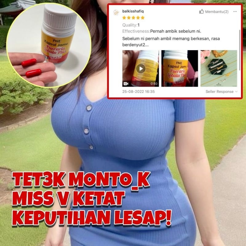 [LULUS KKM] Kapsul Besarkan/Tegangkan Payudara+ / Minyak Kopek Arab / Sabun HerbPueraria