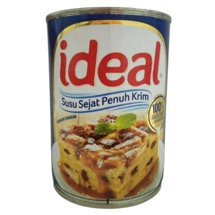 Ideal Susu Sejat Penuh Krim 390g