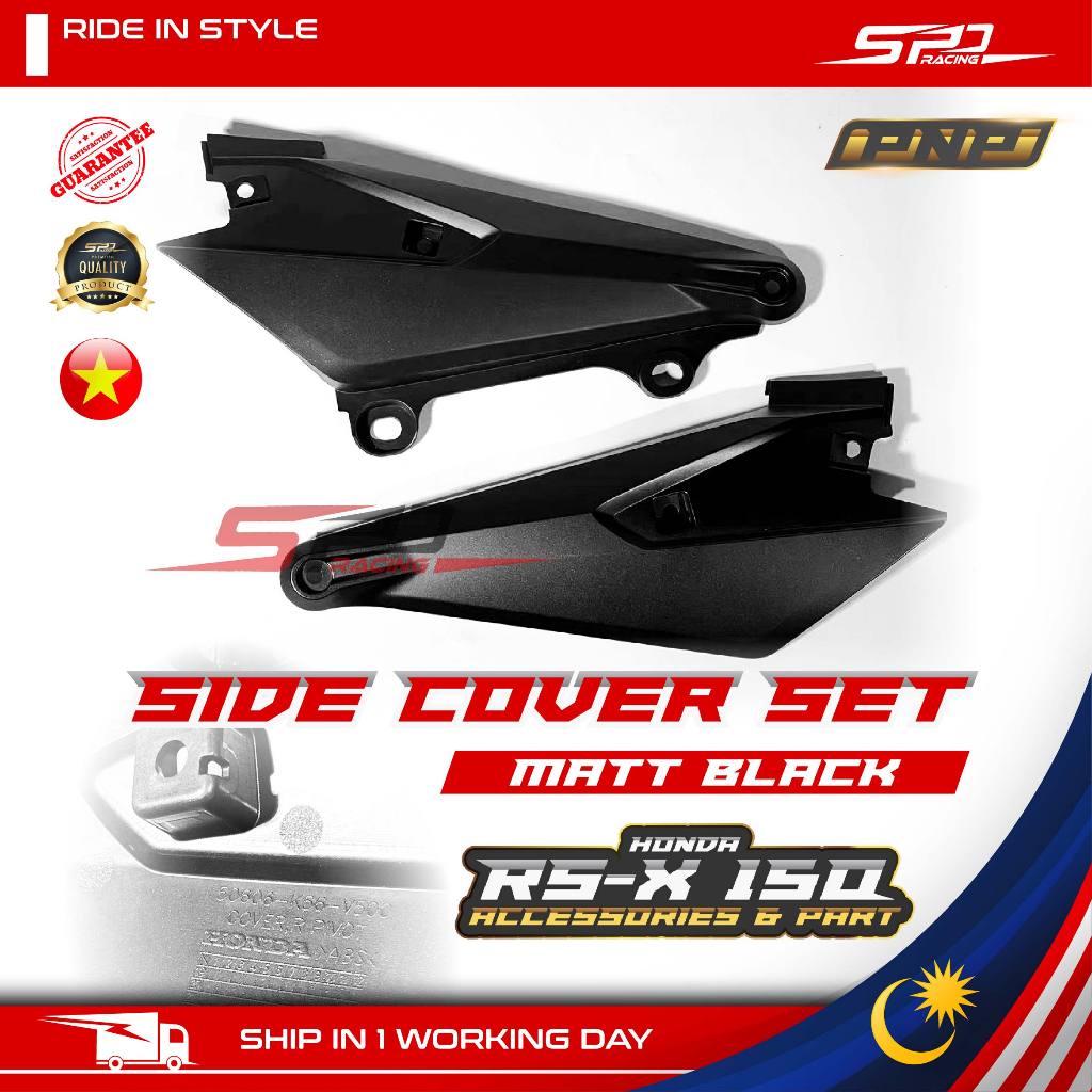 RSX 150 I Side Cover Set I Matt Black I PNP I 100% Original Honda Vietnam