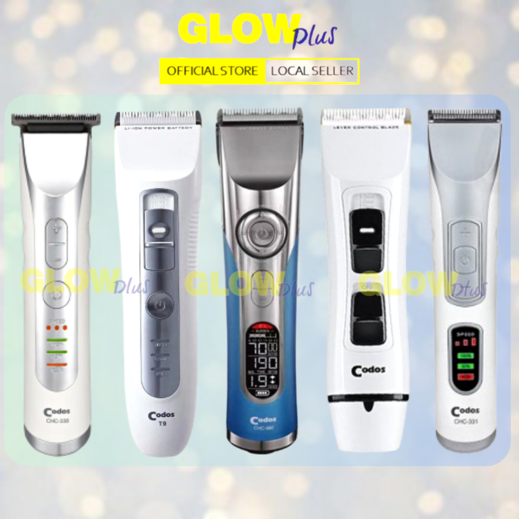 Codos Hair Clipper Trimmer &Shaver Professional Cordless With Rechargeable Battery CHC-919/CHC-331/CHC-338/CHC-980 T6 T9