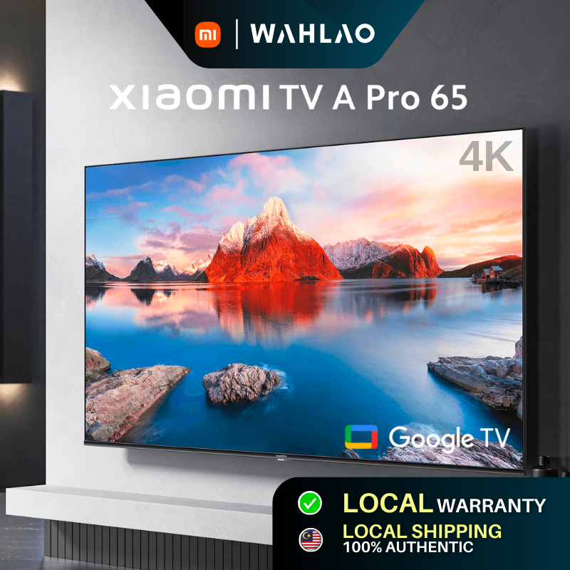 Xiaomi Smart TV A Pro 65" | P1E 65-inch | Q2 | EA65 Slim Frame 65 inch 4K UHD 2160p Smart Android TV Patchwall