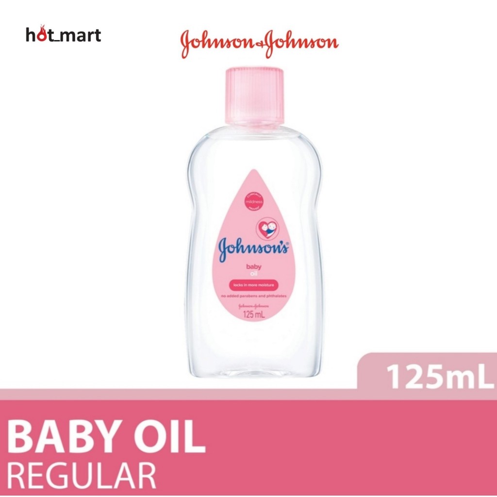 Johnson's Baby Oil 125ml Minyak Bayi