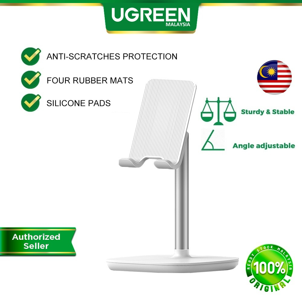 UGREEN Tablet Phone Stand Cell Phone Holder Desk Adjustable Nintendo Switch Tablet iPhone 15 Pro 14 Plus 13 12 S24 Ultra