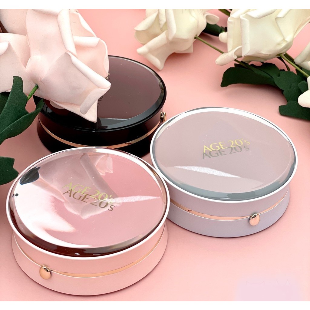 2024 Age 20's Signature Essence Cover Pact Foundation Intense Cover [White/ Pink/ Black] (#13, 21, 23) *NEW*