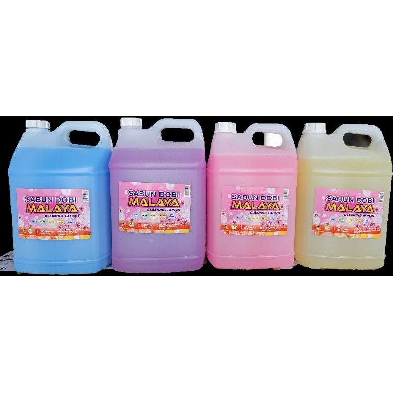 liquid detergen laundry Sabun dobi malaya 10liter@10kg/pencuci baju/detergen/wangian melekat pada fabrik