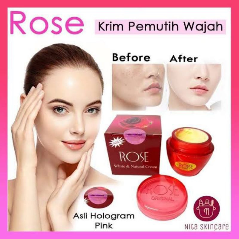 CREAM ROSE ORIGINAL KRIM PEMUTIH SIANG MALAM
