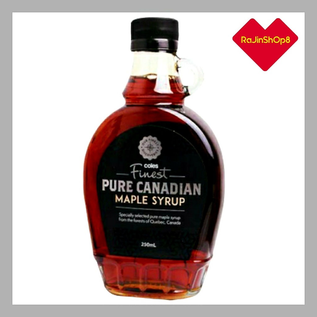 COLES Finest Pure Canadian Maple Syrup 250ml