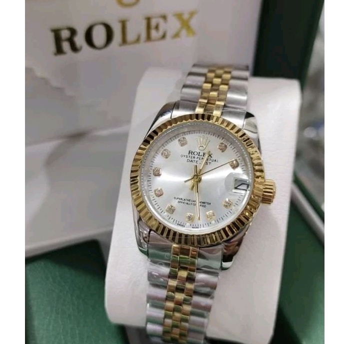 100% original rolex date just jam tangan perempuan automatic watches for women's 32mm diameter stainless steel jam