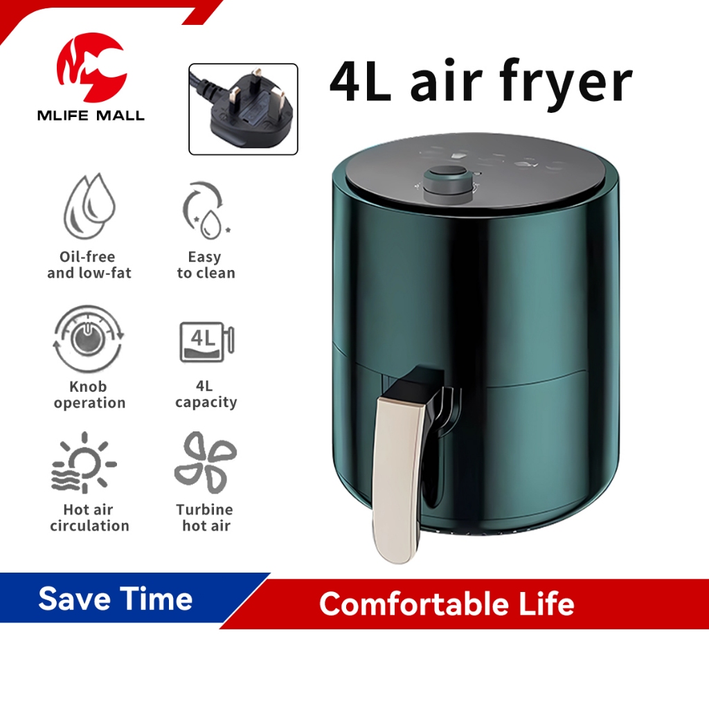 Air fryer Household Smokeless Toaster Timer Oil Free Roaster Breakfast Machine Electric Oven Convection cooker