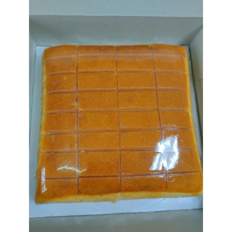 Golden buttercake premium buttercake butter cake royal thai buttercake murah tak muak sedap 8x8 7x7 orange buttercake