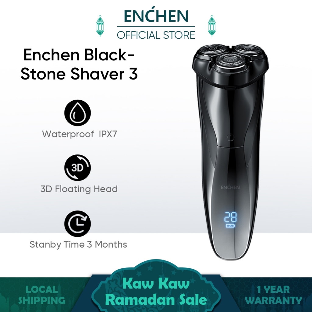 Enchen BlackStone 3 Trimmer Shaver Man Waterproof Body Electric Shaver ...