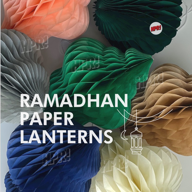 Raya Ramadhan Kareem Paper Lantern Decorations