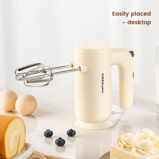 BF Electric Hand Mixer Egg Beater Baking Whisk Mesin Pengadun Tepung Food Bancuh Telur Blender Mix Cake Kek Stand