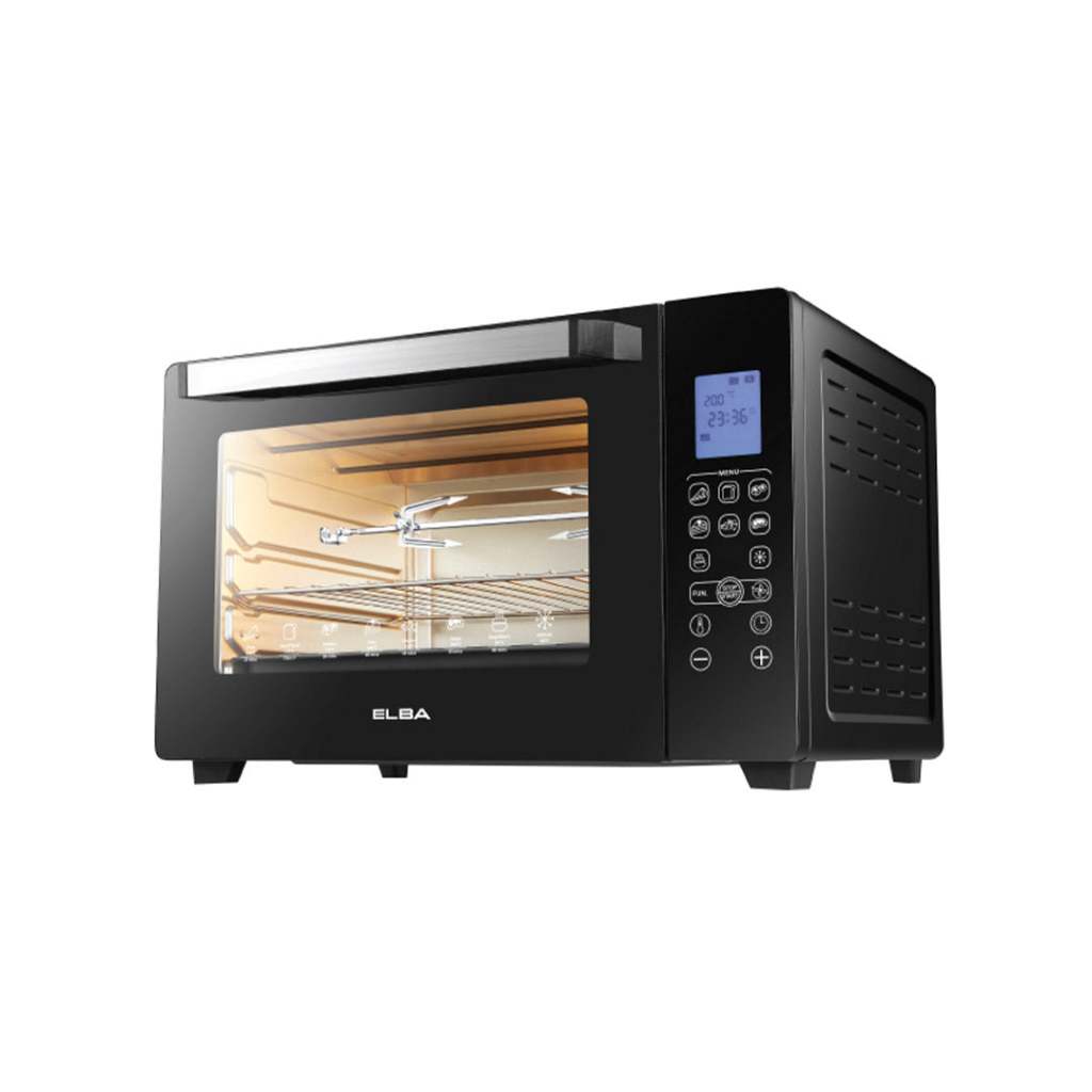 ELBA 45L Digital Electric Oven EEO-J4591D(BK)  6 Heating Selections, 8 Preset programs, Black (45L / 2000W)