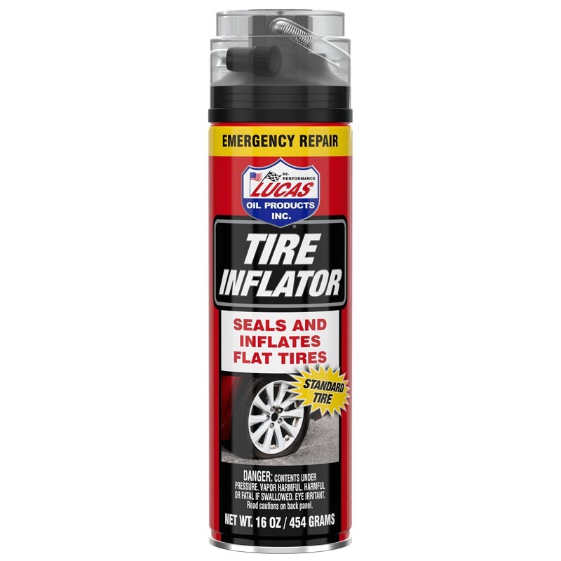 Lucas Non-flammable Tire Inflator - Seal n Inflates Flat Tires For Emergency Repair 11180 *Online Exclusive