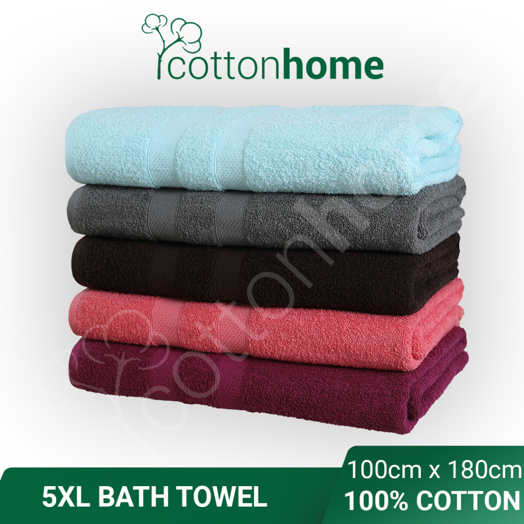 5XL BEACH TOWEL: Extra Long TOWEL : Plain and Design soft material: Tuala Pantai; Kain Lembut