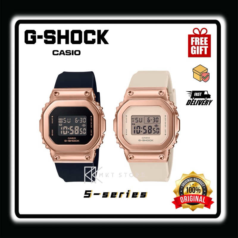Original G-shock S series GM-S5600PG-1 / GM-S5600PG-4 / GMS5600PG / GMS5600 watch