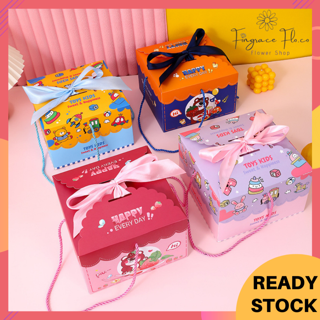 Hot Sales Cute Cartoon Gift Packaging Box Cake Box Gift Box Child Birthday Graduation Box 可爱卡通礼盒包装盒蛋糕盒