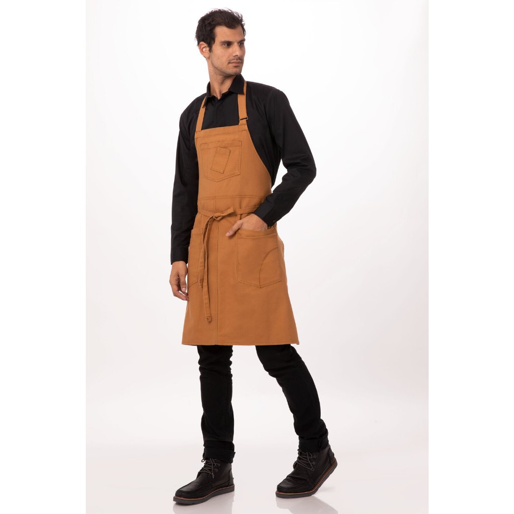 ORIGINAL Chef Works Rockford Bib Apron - ABKV053