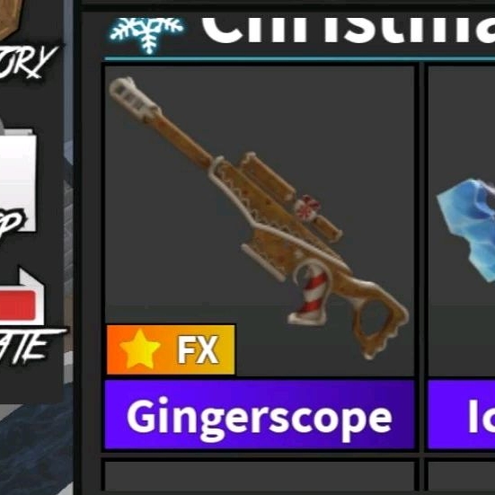 MURDER MYSTERY 2 mm2 weapon GINGERSCOPE ❄️