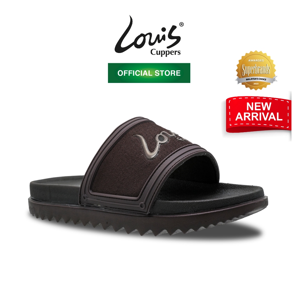 Louis Cuppers Men Slip On Fly Knit Casual Sandals Kasut Lelaki - 240241242