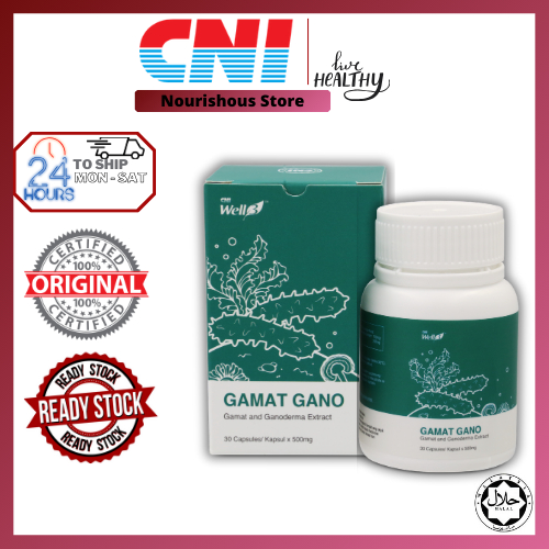 CNI Well3 Gamat Gano (30x500mg) - Stronger Bone. Quick Heal From Surgery. Good For Brain, Heart, Joint Pain & Diabetes