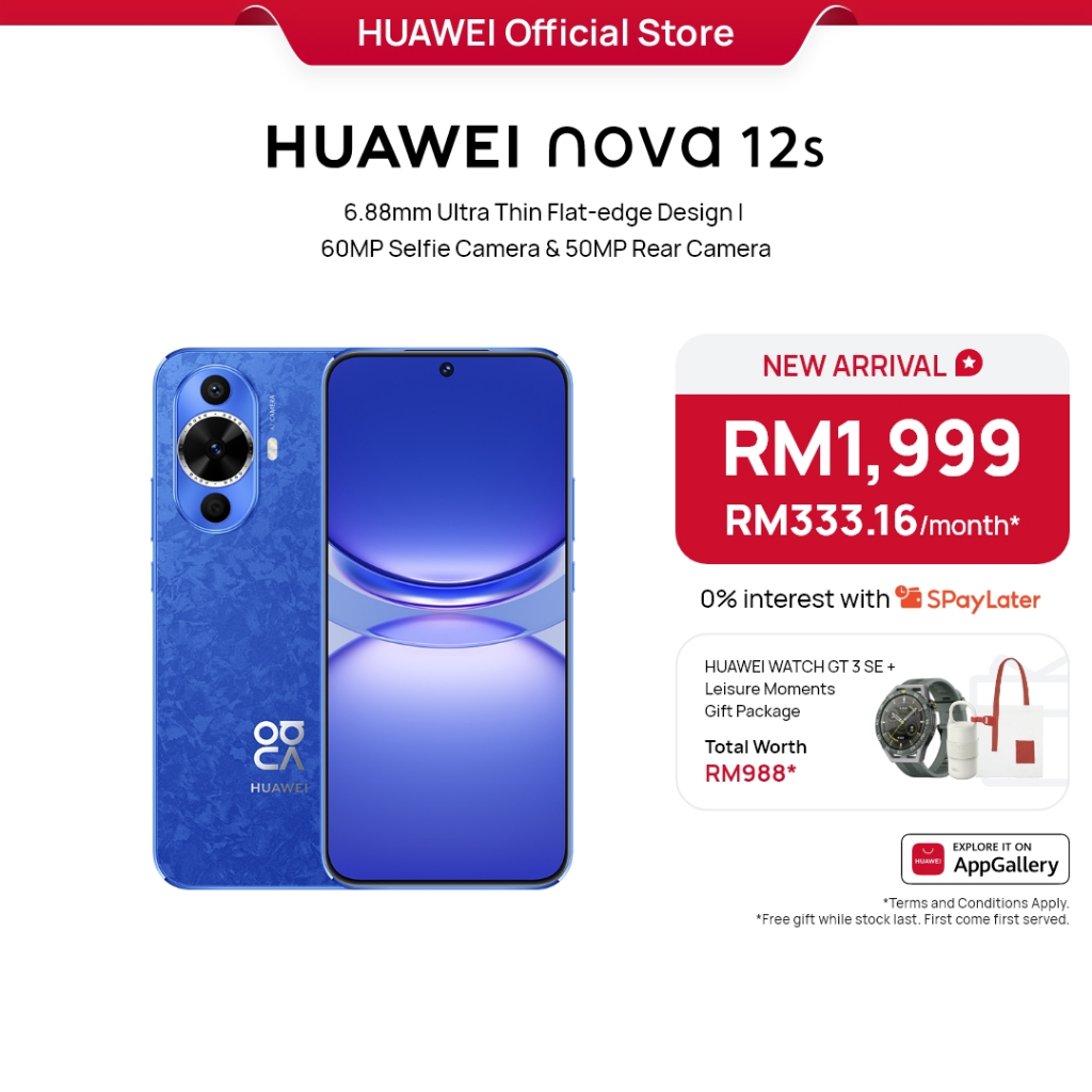 Huawei nova 12s Price in Malaysia & Specs - RM1999 | TechNave